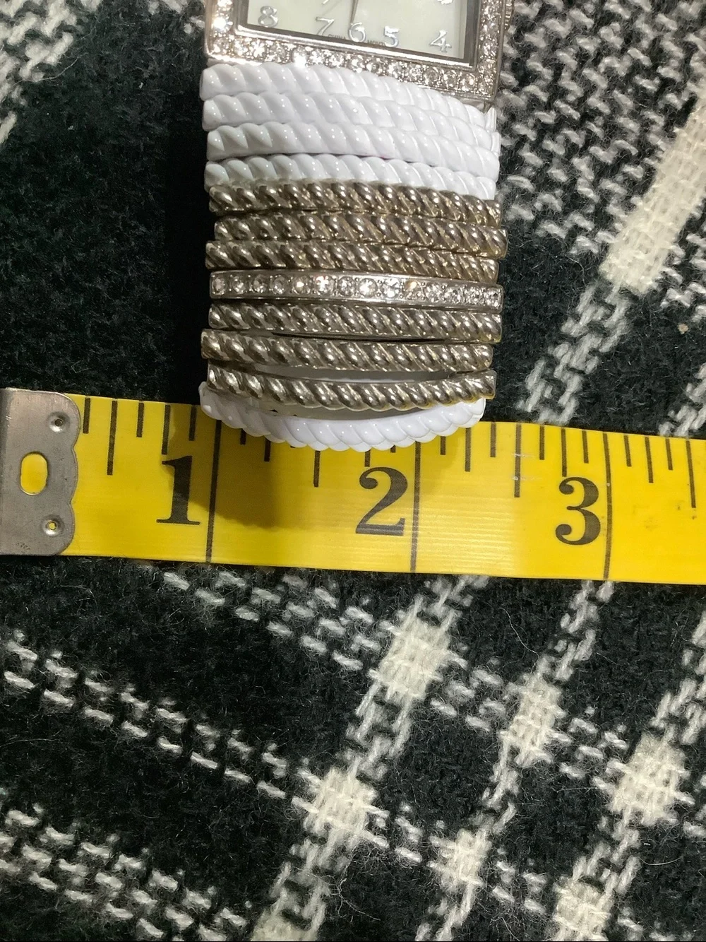 Ned York & Company Stainless Steel & White Watch